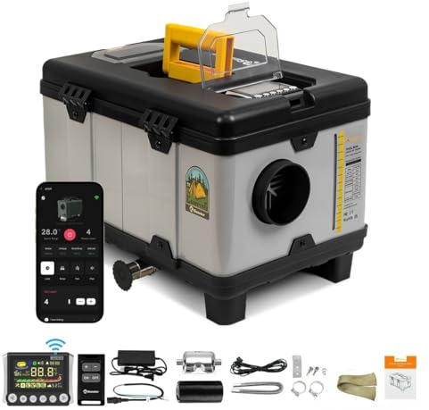 Sunster TB10 8KW WLAN Smart Diesel Luftheizung, All-in-One mit Adapter APP