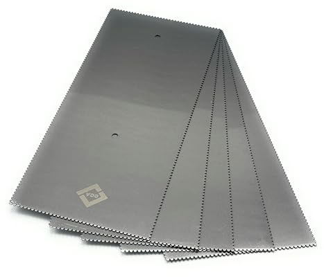 CCA Floor Trowel Pack of 5 x Adhesive spreaders V Notch A2 Size for LVT amtico karndean Flooring of Pressure Sensitive