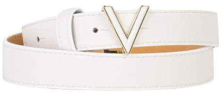 Valentino Gürtel Glow Belt W95 Bianco/Oro weiß kürzbar