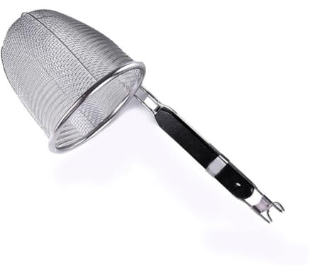 Toyvian Colador De Café De Acero Inoxidable Para Filtrar El Café Espumadera De Malla Para Cocinar Colador De Cocina Para Retirar La Grasa