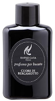 Hypno Casa - Profumo Bucato Lavatrice Concentrato Cuore Di Bergamotto - Anti Odore - Profuma Biancheria - 100 ml.