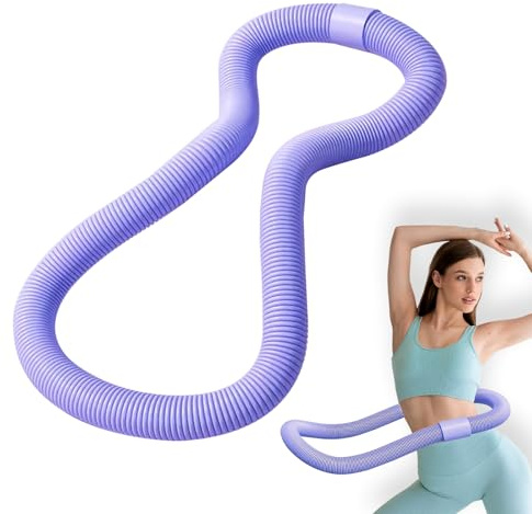 Hula Hoop, Hula Hoop para Adultos Y Principiantes Aros De Resorte Suave Hula Hoops con Peso De 1,35 kg Aro De Fitness Plegable Almacenamiento para Casa Gimnasio Y Escuela