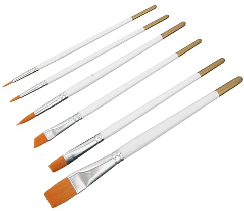 Changor Ungiftiges Halloween-Ölfarben-Gesichts- und Körperbemalungsset für Clown-Tier-Schnurrbart-Make-up, 12 Farben (12 Ölfarben + 6 Pinsel)