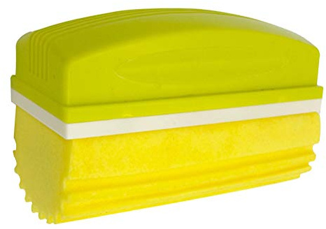 Cabilock Borrador de Pizarra Clara y Negra de Espuma de Poliéster, Limpiador Seco y Húmedo, Práctico para Escuela, Oficina y Hogar, Borrador Ligero y Duradero para Tableros de Escritura