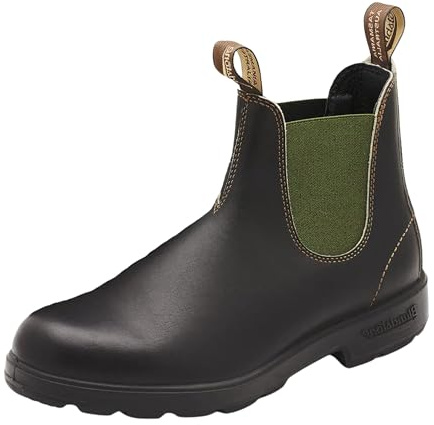 Blundstone Unisex Original 500 Series Chelsea Boot, Stout Brown/Olive, 45 EU