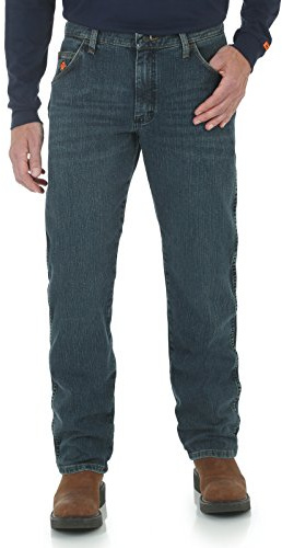 Wrangler Riggs Arbetskläder herr flambeständig avancerad komfort normal passform Jean arbete användbarhet byxor