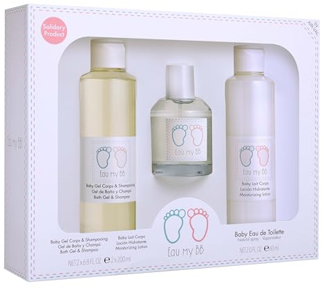 Eau my BB set Eau de Toilette 60ml, Gel de Baño y Champú 200ml y Loción Hidratante 200ml