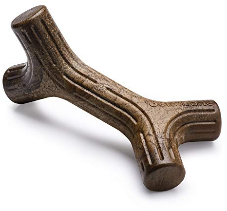 Benebone Maplestick Durable Dog Chew Toy for Aggressive Chewers, Real Maplewood, Made in USA, Medium