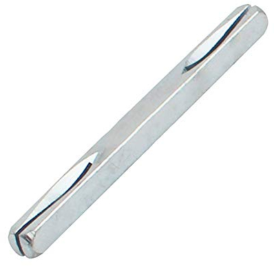 Perno quadrato da 8 mm, in acciaio solido, lunghezza 100 mm o 140 mm, per finestre e maniglie della porta, mandrino colore argento, 100 mm