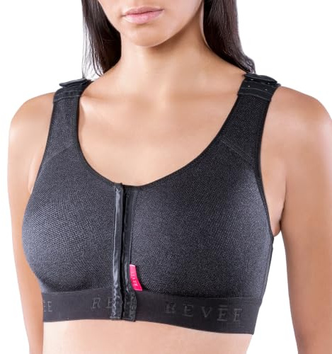REVÉE Reggiseno Post-Operatorio - Reggiseno Donna per Mastoplastica Additiva, Riduttiva, Sostituzione Protesi, Mastopessi, Oncoplastica, Quadrantectomia, Reggiseno Gravidanza, Bra Julie