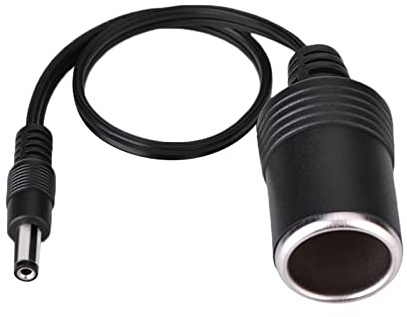 Dioche Adaptateur Allume Cigare Prise, Prise Femelle DC 5.5x2.1mm vers Allume-Cigare de Voiture, Câble d'alimentation Femelle