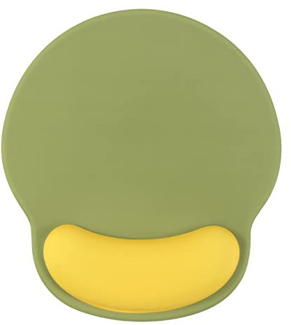 Tappetino per mouse ergonomico in gel alla moda e personalizzato per accessori da scrivania da ufficio, fondo antiscivolo, comodo per giochi, computer e laptop, piccolo tappetino per mouse (blocco