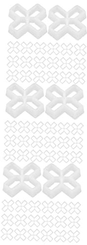 DOITOOL 300pcs Tile Spacers for Porcelain Tile Leveling System Deck Spacers for Patio Tiling