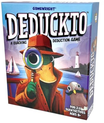Gamewright | Deduckto | Family Card Game | Ages 8+ | 2-5 Players | 15+ Minutes Playing Time