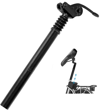 Adjustable Aluminum Seatpost 0.4/0.4/0.4/0.4/0.5/3.2 cm, for Most Mountain Bikes, Road Bikes, MTN, BMX