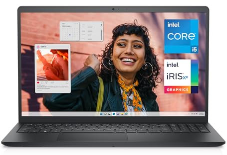 DELL Inspiron 15 3530 Ordenador Portátil de 15.6 FHD 120Hz, Intel Core i5-1334U, Iris Xe Graphics, 16GB RAM DDR4, 512GB SSD, Windows 11 Home, Teclado QWERTY Español Negro