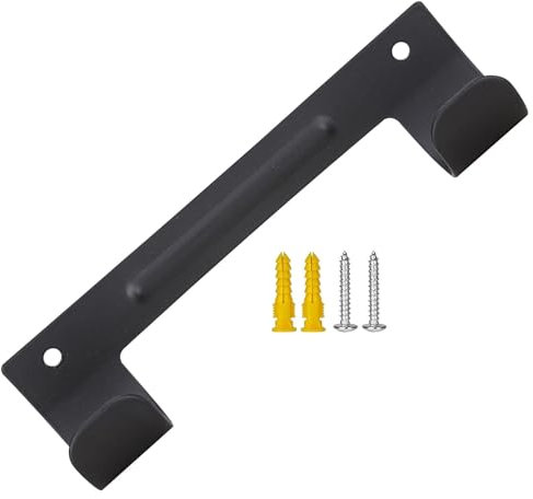 Support de planche à repasser, cintre pour planche à repasser - Crochet de planche de fer pour support de rangement mural - Crochets pour planche à repasser, installation facile, gain de place pour le