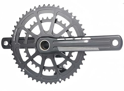 Rennrad-Kettenrad 50-34/52-36/53-39T, 170/172,5/175 Mm, Hohles Einteiliges Kurbelkettenrad, CNC-Schneiden 175MM,52-36T