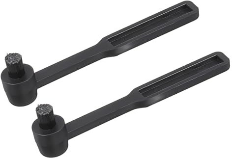 SHOWERORO Nadelreiniger Für Plattenspieler Schallplattenbürste Mit Nylonborsten Kompakt Und Robust Effektiv Entfernen