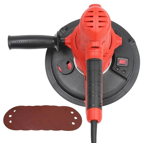 Levkitch Drywall Sander Electric Sander for Walls Polishing Machine Wall Polisher with Vacuum LED Lights for Walls and Ceilings