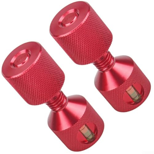 Jonikuper Heavy Duty Two Hole Pin Set, Two Hole Pins Set,Aluminum 2 Hole Flange Alignment Pin, For Flange Positioning, Easy To Use And Ergonomic Design(red2pcs)