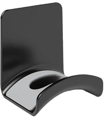 Headphone Stand Hanger Under Desk / Wall Mounted Hook Storage Rack Office Home Space Saving Bracket White/Black