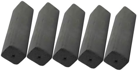 POPETPOP Paquete de 5 Briquetas de Carbón de Calentamiento Rápido para Uso en Parrillas al Aire Fogatas Y Saunas