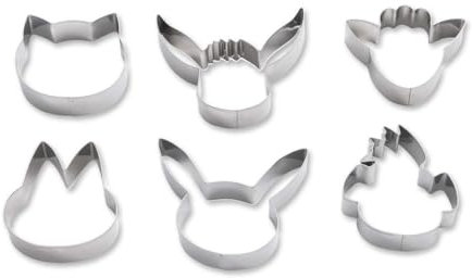 Pokémon Center: Pokémon-Küchen-Ausstechformen (6er-Pack)