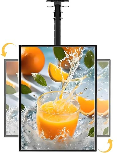 WHYYDSS Pannello Luminoso a LED per Menu di ristoranti, espositore per Fast Food, Pannello Luminoso a LED con Cornice a Scatto Sottile, cartelloni pubblicitari a Parete per Bar Vertical-60×80cm