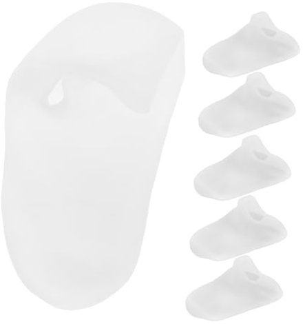 Homoyoyo 3paia Copripiedi in Silicone Calzini Per Pedicure Spa Maschere Per Piedi in Silicone Calzini Protettivi Spiaggia Impacchi Lozione Per Piedi Per