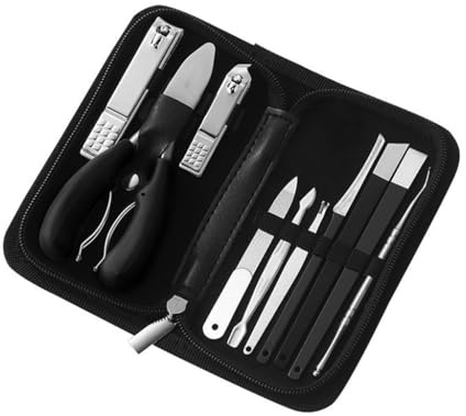 LOKAXXZU Pedicure Set Nail Clipper Conjunto de Herramientas de pedicura de pedicura Conjunto de Herramientas de manicura de 11 Piezas (Color: E, tamaño: como se Muestra) (E como se Muestra)
