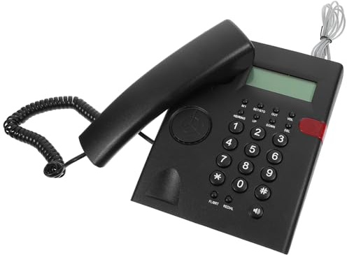 Alipis Téléphone Fixe Filaire avec Cordon Larges Touches Faciles à Utiliser pour Personnes Âgées et Usage Domestique Design Stable et Interface Simple