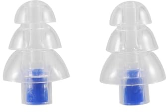 Bosiyrggrl 27Db Silicone Earbud Musician Filter Tappi Per Le Orecchie Riduzione Del Rumore Annullamento Della Protezione 'Udito Auricolare Riutilizzabile Cura Del Sonno Per Dj (Blu)