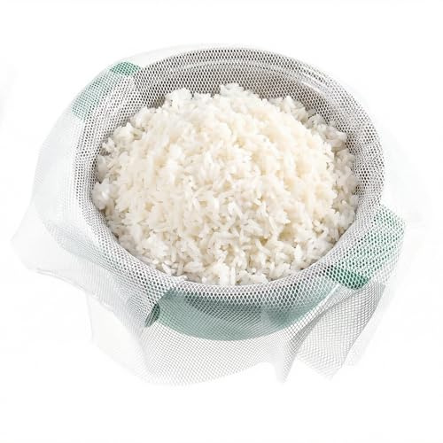 Sushi Mat, Rice Net 43 X 39 Steamer Basket Liners Rice Cooking Net Non-stick Rice-Cooker Napkin Reusable Home or Commercial Rice-Net Napkin Cooking Steam Cloth Steamer Mat Cloth for Cookings