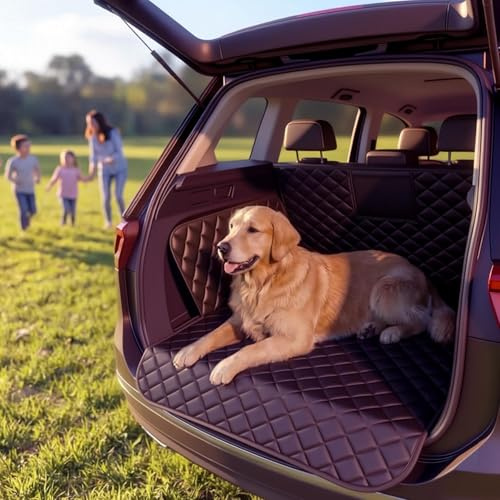 ONEMAJI Hundedecke Auto Rückbank für MINI Cooper Electric (J01) 2024 2025 2026, Kofferraumschutz Auto Hunde Kratzfest Kofferraummatte Wasserdicht Schondecke Hund