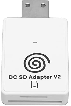 Alomejor Adaptateur de Lecteur de Carte de Stockage Dreamcast, Professionnel, Durable, Plug and Play pour les Hôtes Dreamcast, Matériau ABS 128 Go