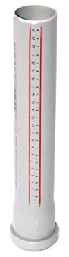 Ostendorf HT Rohr HTEM 250 mm mit 1 Muffe, DN 50, 20 Stück, 112010