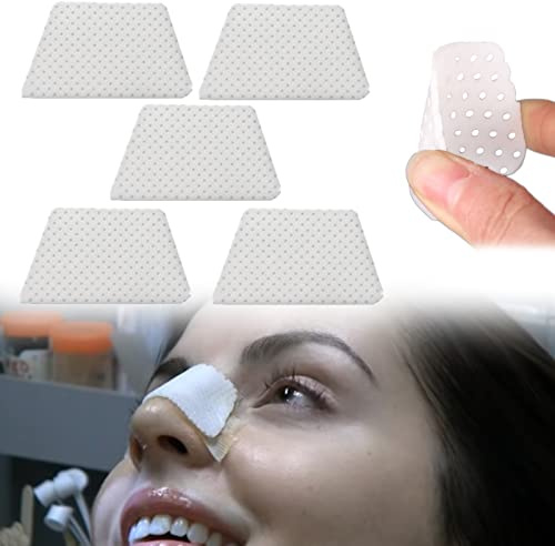 Mediss Thermoplastische Nasenschienen, externe Nasenstütze, Schutz für Nasenkorrektur, Septoplastie, Nasenbandage, Fraktur, HNO, orthopädische Ruhigstellung, 5 Stück, Größe S (B)