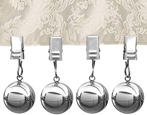 NAISI Tablecloth Weights, 10oz Heavy Premium Tablecloth Clips Added Weights (4 Pack)