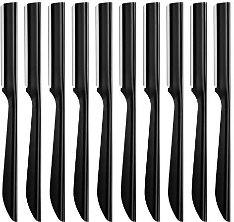 Miss Gorgeous Eyebrow Razor, Eyebrow Razor Shaper for Men and Women, Grooming Shavers (black)