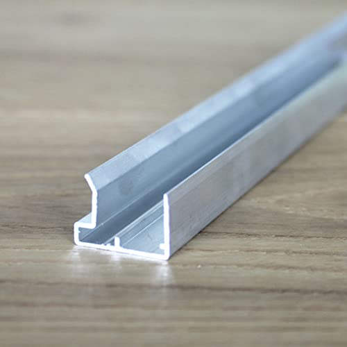 Löffert® Abschluss-Profil Aluminium 98cm & 120cm mit Tropfkante für 16mm Stegplatten HKP (1200mm)