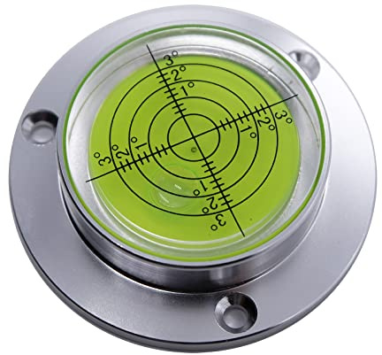 Flange Plate Level Machine Tool Travel Trailer Camper Rv Leveling Small Mini Scope Bubble Level Round (Diameter 60mm)