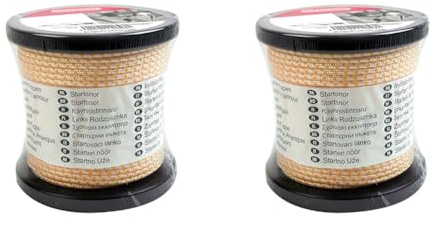 Oregon Cuerda de Arranque de 3 mm, Rollo de 30.5 m (100 pies) de Longitud, para Motosierras y Desbrozadoras, Núcleo de Poliamida, Resistente a Aceite y Gasolina (522852) (Paquete de 2)