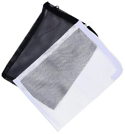 Toddmomy Aquarium Filter Media Bag 15x20cm 10 Pack Nylon Mesh Drawstring Bag Suitable for Bio Carbon Ceramic Pond Accessories