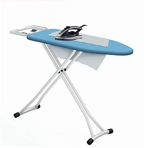 Asse da Stiro per Camera da Letto, Asse da Stiro in Metallo Traspirante Tavolo da Stiro Facile da Piegare, Adatto per Stirare Camicie e Pantaloni, Blu