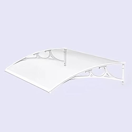 Vordach für Haustür, Modernes Polycarbonat-Vordach for Die Vordertür, Haustür Vordach, Überdachung Haustür, Balkon Überdachung, Verandamarkise, Terrassenmarkise(Size:80*120cm/31.5*47.2in)