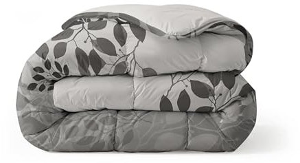 Zelesta Royalbed Couette 4 Saisons 200x200cm - Sans Housse, Hiver et Été Chaude, Lavable, Hypoallergénique - Linge de Lit (Silver Wilderness)