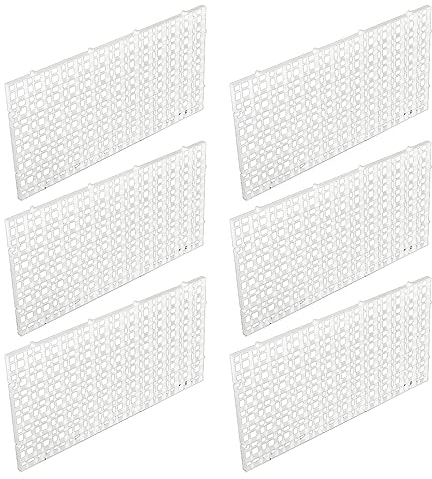 KAKASEA 6Pcs Grids Bottom Isolate Tray Aquariums Divider Tray Fish Tanks EggCrate Light Divider Filter AquaticSupply