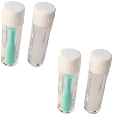 FRCOLOR 4piezas Ventosa Para Lentes Removedor De Lentes Con Varilla De Succión Verdes y Blancos Para Limpieza y