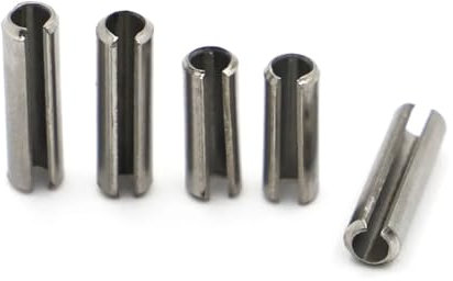 CLENEA 304 Edelstahl elastischer Splint zylindrische Positionierung Spannung Dübel Federstift(5mm,M3)